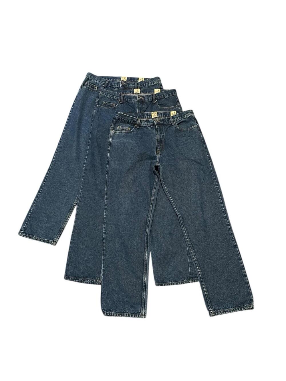 Red Head Jeans Lot 3 Pair 38x32 Relaxed Fit Denim Workwear Classic